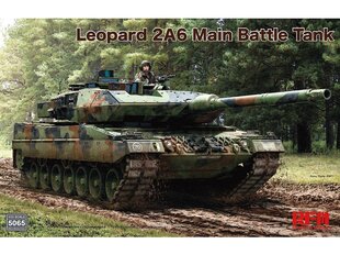 Сборная пластиковая модель Rye Field Model - Leopard 2A6 Main Battle Tank, 1/35, RFM-5065 цена и информация | Конструкторы и кубики | pigu.lt