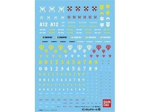 Lipdukai konstruktoriams Bandai Gundam Decal No.28 for HGUC 1/144 MS Principality of Zeon kaina ir informacija | Konstruktoriai ir kaladėlės | pigu.lt