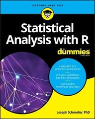 Statistical Analysis with R For Dummies kaina ir informacija | Užsienio kalbos mokomoji medžiaga | pigu.lt