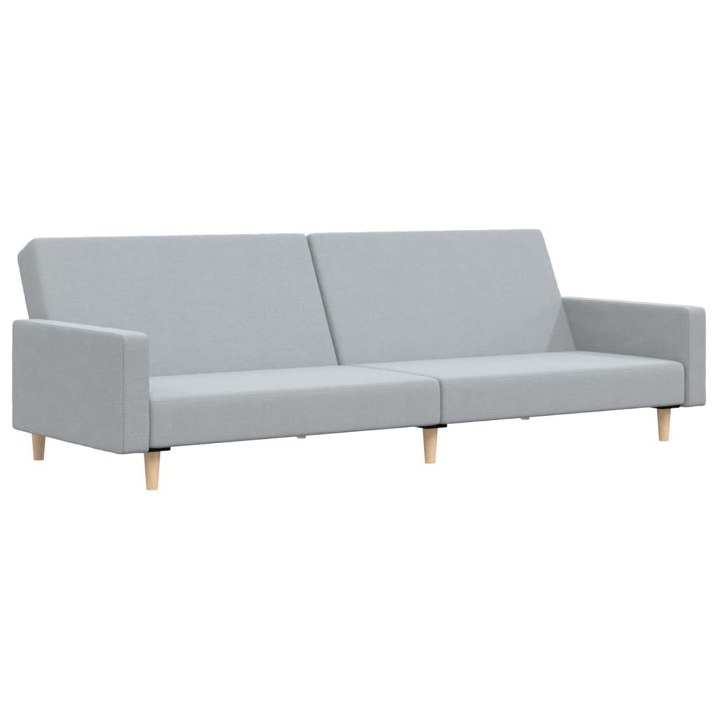 Dvivietė sofa-lova, pilka kaina ir informacija | Sofos | pigu.lt