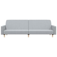 Dvivietė sofa-lova, pilka kaina ir informacija | Sofos | pigu.lt