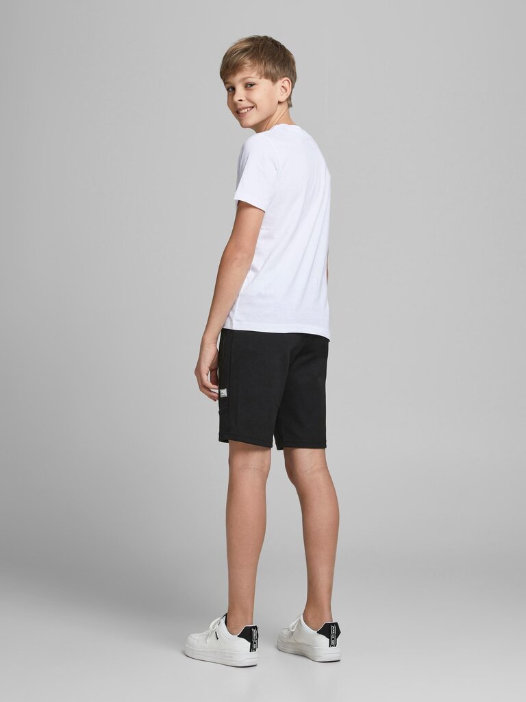 Jack&Jones šortai berniukams 12189855*01, juodi цена и информация | Šortai berniukams | pigu.lt