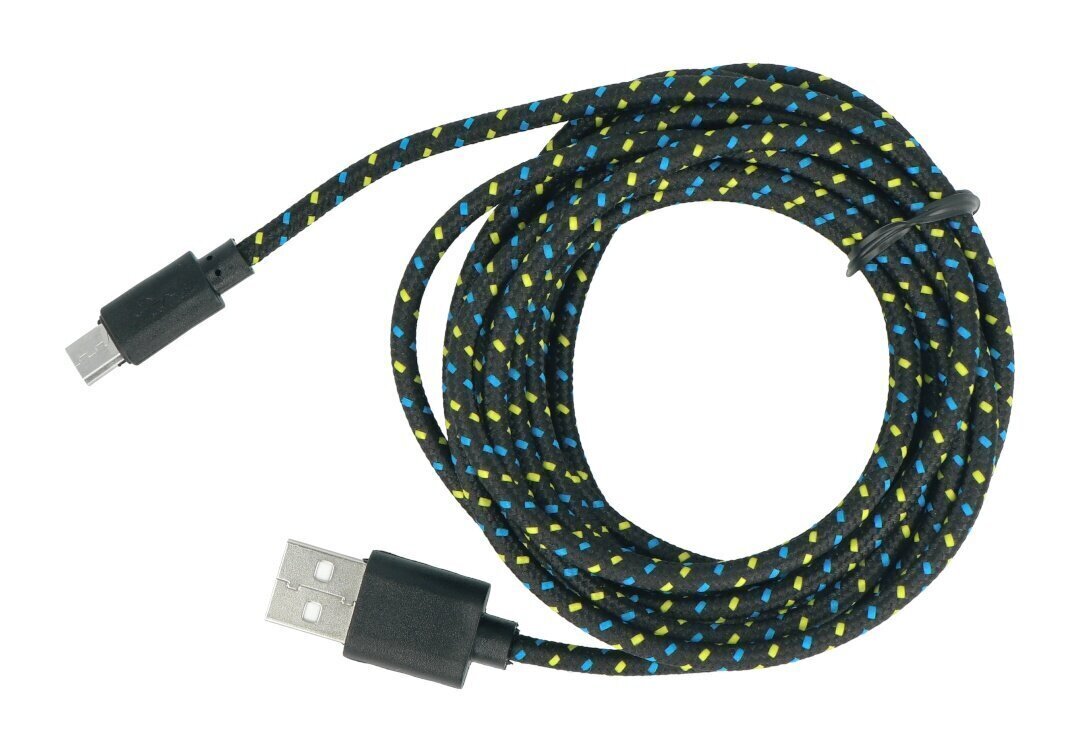 USB A, B laidas, 3 m kaina ir informacija | Kabeliai ir laidai | pigu.lt