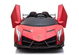 Vaikiškas elektromobilis Lamborghini Veneno MP4, raudonas kaina ir informacija | Elektromobiliai vaikams | pigu.lt