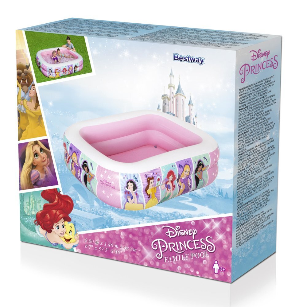 Pripučiamas baseinas Bestway Mickey, 262x175x51 cm kaina ir informacija | Baseinai | pigu.lt