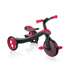 Triratukas - balansinis dviratukas Globber Explorer Trike Red (3 in 1) kaina ir informacija | Balansiniai dviratukai | pigu.lt