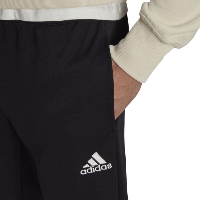 Sportinės kelnės vyrams Adidas Entrada 22 M HC0332, juodos kaina ir informacija | Sportinė apranga vyrams | pigu.lt