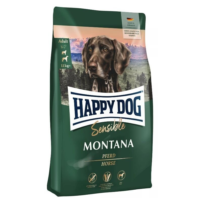 Happy Dog Montana su bulvėmis ir arkliena, 10 kg цена и информация | Sausas maistas šunims | pigu.lt