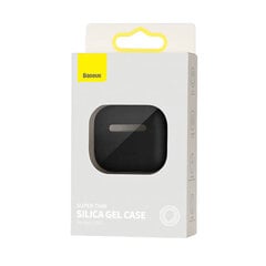 Baseus Super Thin Apple AirPods 3, Black цена и информация | Аксессуары для наушников | pigu.lt