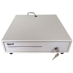 Кассовый ящик iggual IRON-1W IGG315316 41 cm Белый цена и информация | Смарттехника и аксессуары | pigu.lt