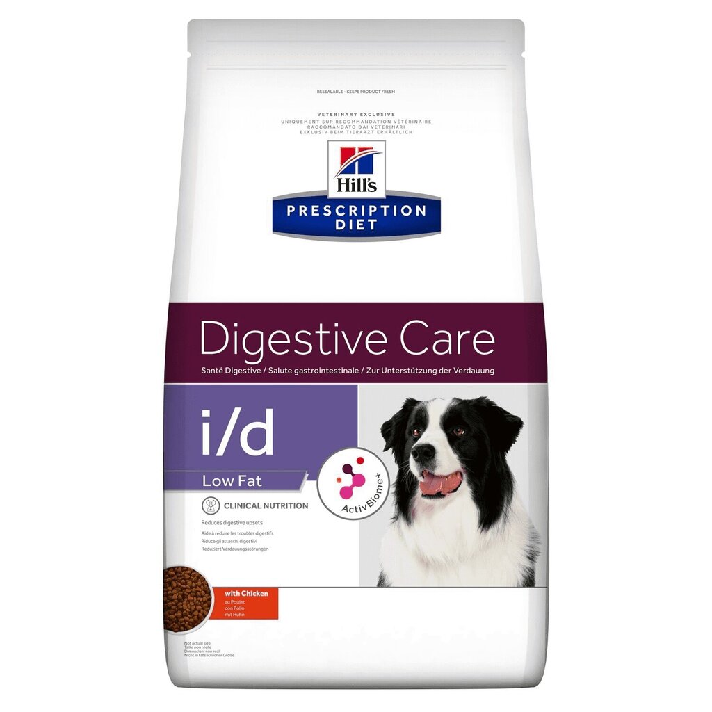 Hill's Prescription Diet Low Fat i/d Canine suaugusiems šunims su vištiena, 1,5kg kaina ir informacija | Sausas maistas šunims | pigu.lt