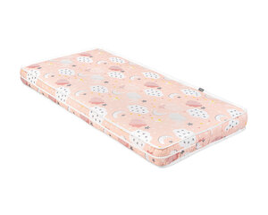 Матрас Kikka Boo DayDream Clouds Peach, 60x120x10 см, оранжевый цена и информация | Матрасы | pigu.lt