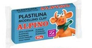 Пластилин Alpino, синий, 50 г цена и информация | Принадлежности для рисования, лепки | pigu.lt