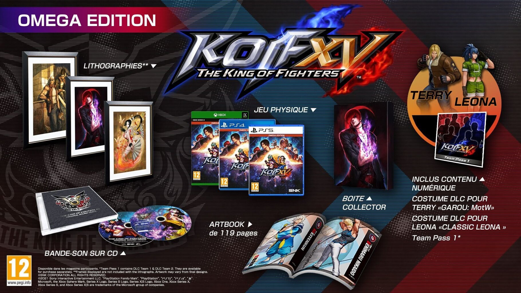 PS5 King of Fighters XV Omega Edition kaina ir informacija | Kompiuteriniai žaidimai | pigu.lt