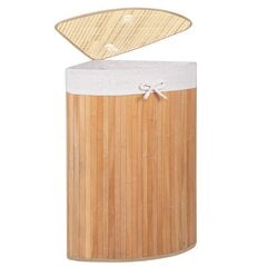Bambuko skalbinių krepšelis kaina ir informacija | Vonios kambario aksesuarai | pigu.lt