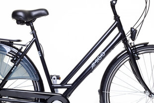 Miesto dviratis Amigo Bright 28”, juodas kaina ir informacija | Dviračiai | pigu.lt