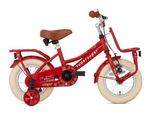 Велосипед детский Supersuper Cooper 12'' 21.5 см, красный цена и информация | Велосипеды | pigu.lt