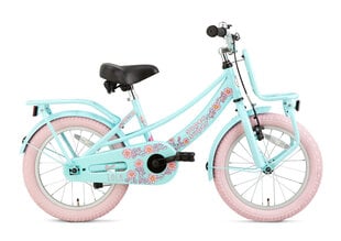 Vaikiškas dviratis Supersuper Lola, 16”, mėlynas/rožinis kaina ir informacija | Dviračiai | pigu.lt