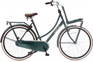 Miesto dviratis Popal Daily Dutch Basic 28”, tamsiai žalias kaina ir informacija | Dviračiai | pigu.lt
