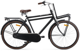 Vyriškas dviratis Popal Daily Dutch Basic+ 28'' 57 cm, juodas kaina ir informacija | Dviračiai | pigu.lt