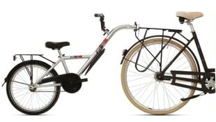 Прицепной велосипед Bike2go Aanhangfiets 20'' 42 см, серебристый цена и информация | Велосипеды | pigu.lt
