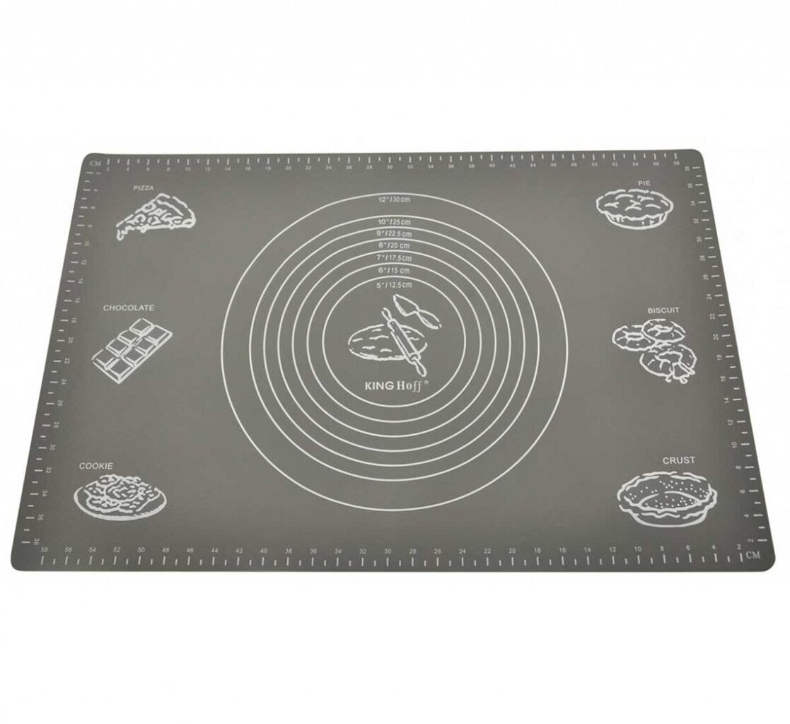 Kinghoff silikoninis kilimėlis 60x40cm KH-1627 kaina ir informacija | Kepimo indai, popierius, formos | pigu.lt