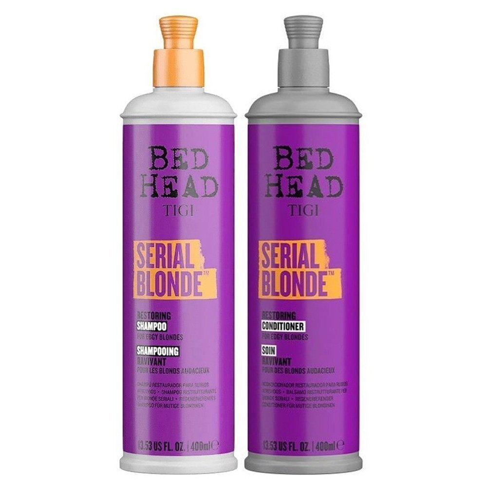 Rinkinys Tigi Bed Head Serial Blonde Restoring, 2x400ml kaina ir informacija | Šampūnai | pigu.lt