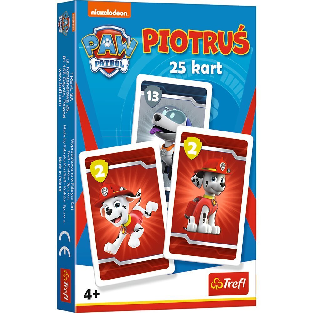 Kortų žaidimas „Šuniukai-patruliai“ Trefl Paw Patrol kaina | pigu.lt