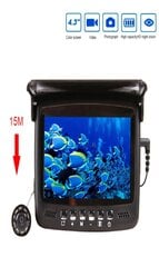 4,3 colio povandeninės žvejybos kameros DVR kaina ir informacija | Išmanioji technika ir priedai | pigu.lt