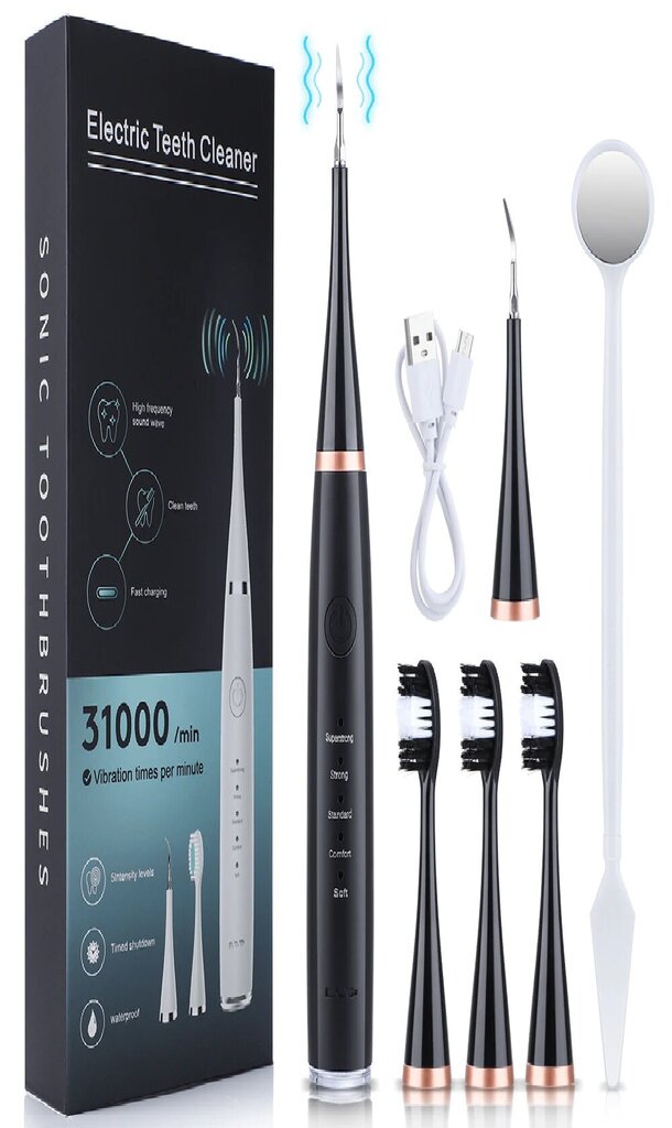 Electric Sonic Dental Scaler Dantų balinimo rinkinys kaina ir informacija | Elektriniai dantų šepetėliai | pigu.lt