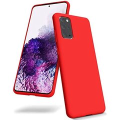 Dėklas telefonui LIQUID SILICONE case for Samsung Galaxy S20 PLUS, raudonas цена и информация | Чехлы для телефонов | pigu.lt