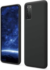 Dėklas telefonui LIQUID SILICONE case for Samsung Galaxy S20 PLUS, juodas kaina ir informacija | Telefono dėklai | pigu.lt