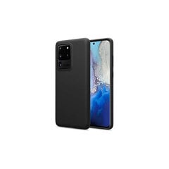 Dėklas telefonui LIQUID SILICONE case for Samsung Galaxy S20 ULTRA, juodas цена и информация | Чехлы для телефонов | pigu.lt