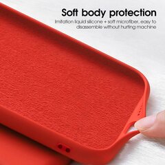 Dėklas telefonui LIQUID SILICONE case for Samsung Galaxy A71, raudonas kaina ir informacija | Telefono dėklai | pigu.lt