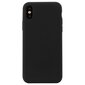 Dėklas telefonui LIQUID SILICONE case for Iphone XS MAX, juodas kaina ir informacija | Telefono dėklai | pigu.lt