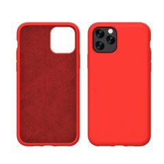 Dėklas telefonui LIQUID SILICONE case for Iphone 11 PRO MAX, raudonas kaina ir informacija | Telefono dėklai | pigu.lt