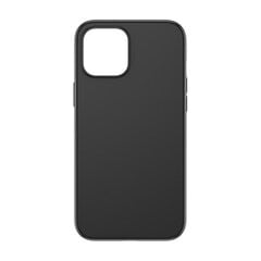 Dėklas telefonui LIQUID SILICONE case for Iphone 12 PRO MAX, juodas kaina ir informacija | Telefono dėklai | pigu.lt