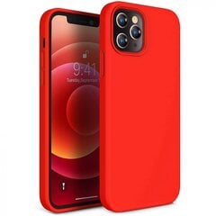 Dėklas telefonui LIQUID SILICONE case for Iphone 12 PRO MAX, raudonas цена и информация | Чехлы для телефонов | pigu.lt