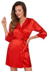 Atlasinis chalatas moterims Donna Colette, raudonas цена и информация | Женские халаты | pigu.lt