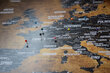 Europos žemėlapis su smeigtukais 59,5 x 42 cm kaina ir informacija | Žemėlapiai | pigu.lt