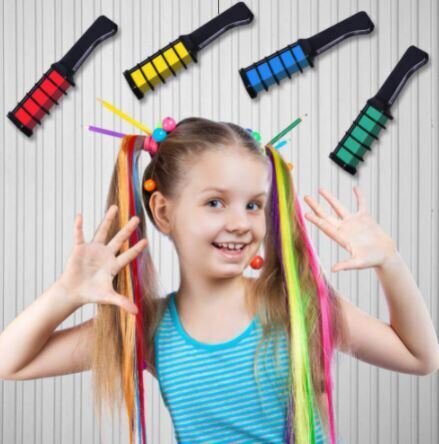 Plaukų kreidelės su šukomis vaikams 4 vnt. цена и информация | Žaislai mergaitėms | pigu.lt
