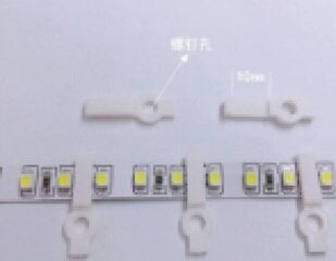 Fastening for 10 mm IP20 LED strip kaina ir informacija | LED juostos | pigu.lt