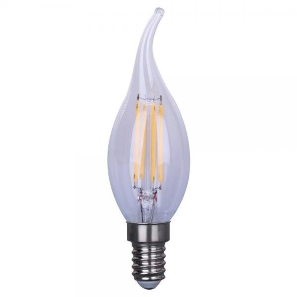 LED gijimo lemputė E27-C35 4W 3000K kaina ir informacija | Elektros lemputės | pigu.lt