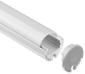 LED profilis 013W, baltas kaina ir informacija | Įmontuojami šviestuvai, LED panelės | pigu.lt