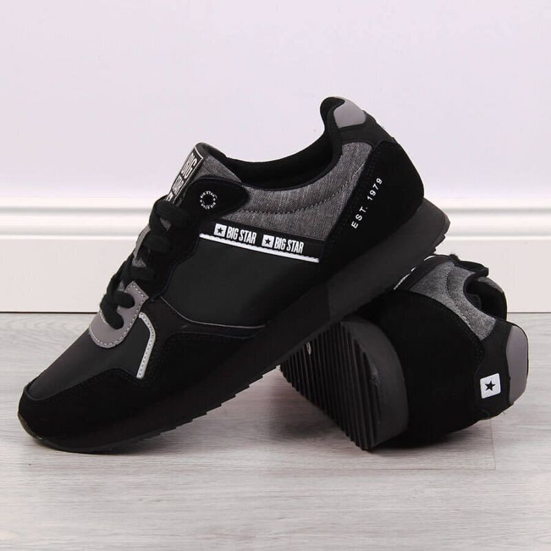 Sportiniai batai vyrams Big Star M JJ174145, juodi kaina ir informacija | Kedai vyrams | pigu.lt
