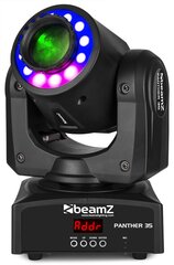 BeamZ Panther 35 Led Spot judanti galvutė su LED žiedu kaina ir informacija | Dekoracijos šventėms | pigu.lt