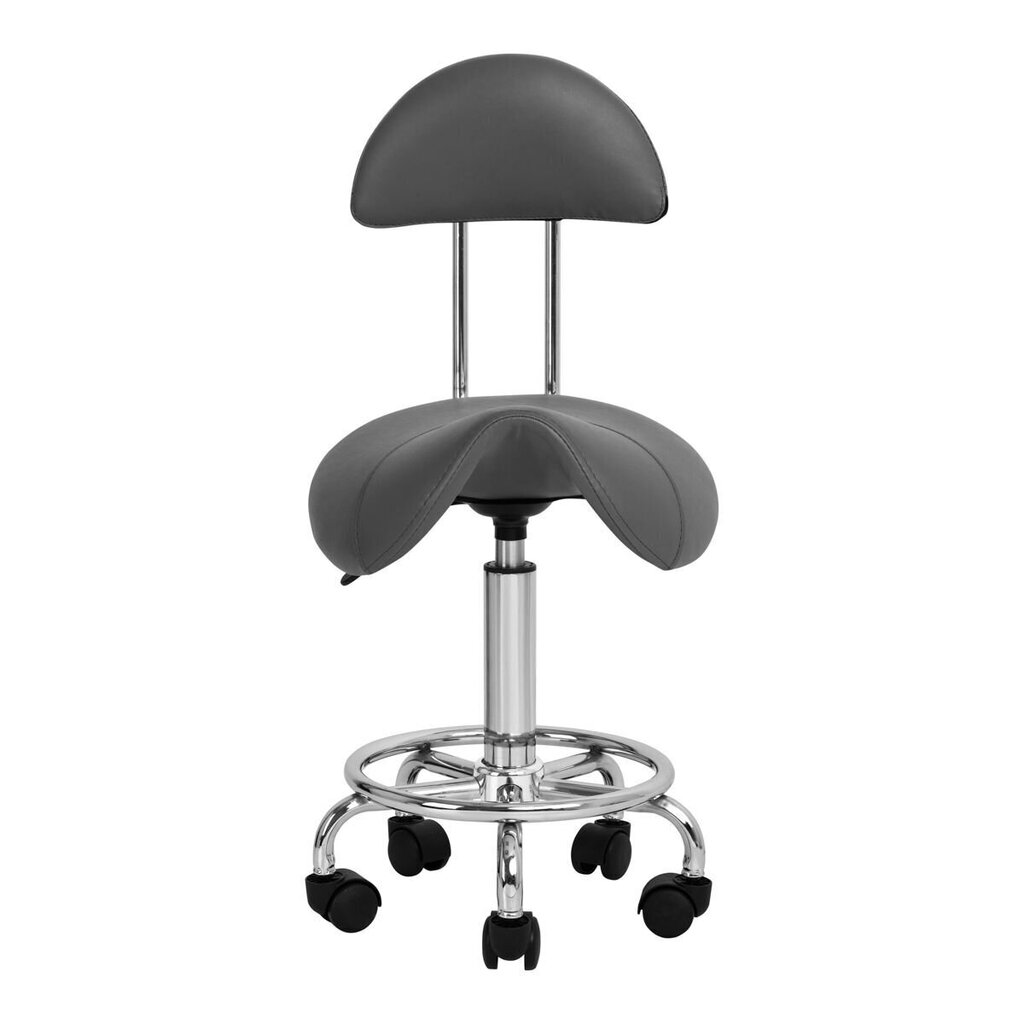 Meistro kėdutė STOOL BEAUTY 3 GREY kaina ir informacija | Baldai grožio salonams | pigu.lt