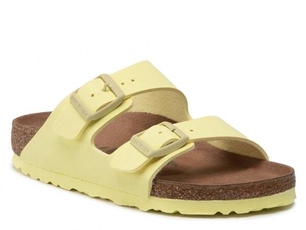 Šlepetės moterims Birkenstock geltonos kaina ir informacija | Šlepetės moterims | pigu.lt