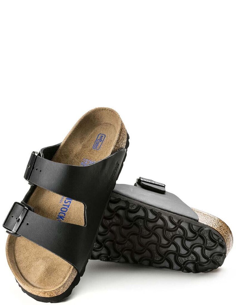 Šlepetės vyrams Birkenstock Arizona BS, juodos цена и информация | Vyriškos šlepetės, basutės | pigu.lt