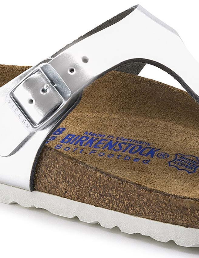 Šlepetės moterims Birkenstock Gizeh BS, sidabrinės kaina ir informacija | Šlepetės moterims | pigu.lt